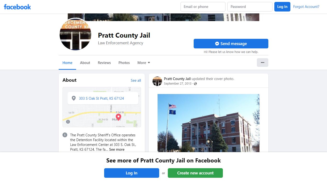 Pratt County Jail - Home | Facebook